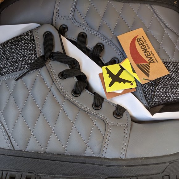 Work boot size 8 reinforced toe for all work types - Picture 4 of 6